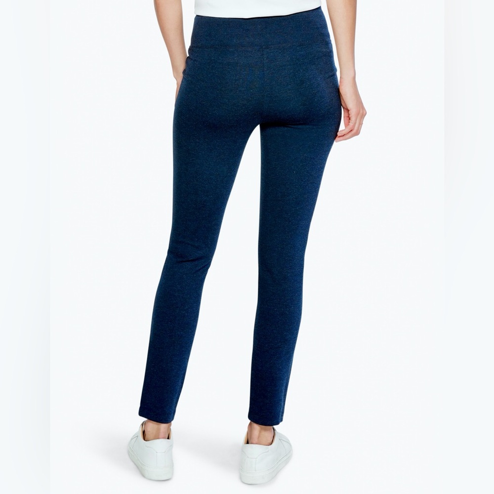 Stitch Fix X Nic+Zoe Zip Detail Legging Navy Blue NWT - Picture 11 of 11